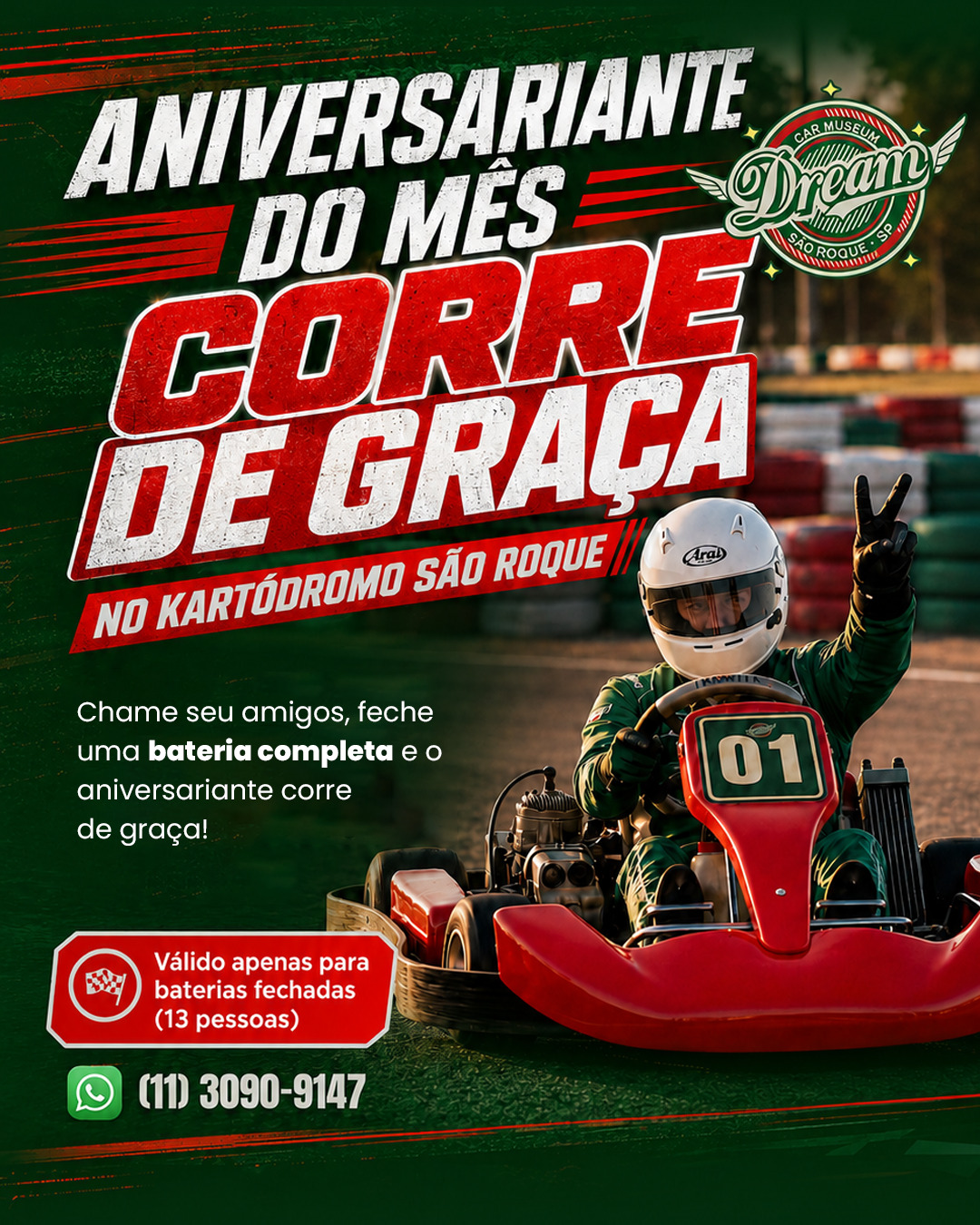 Dia das Mães no Kartódromo